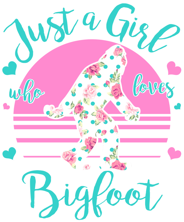 Cute Just a Girl Who Loves Bigfoot Baby Bodysuit